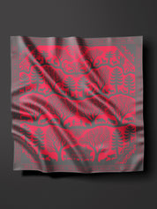 ALPINA Seidenfoulard Magenta