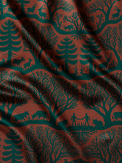 ALPINA Seidenfoulard Tannengrün
