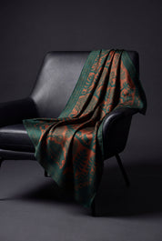 ALPINA Seidenfoulard Tannengrün