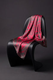 ALPINA Seidenfoulard Magenta